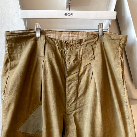Antique Japanese Work Pants - 35" x 25"
