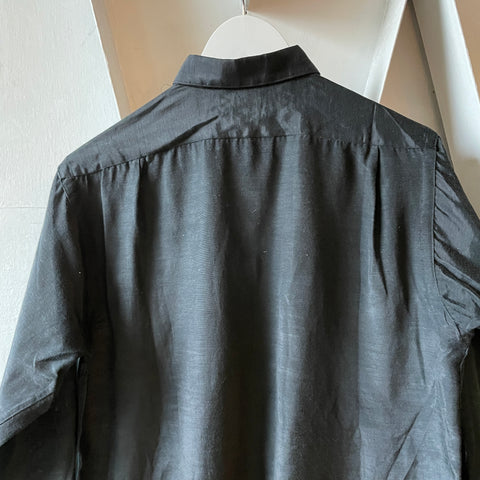 40’s Tailorized Metallic Western Shirt - Large