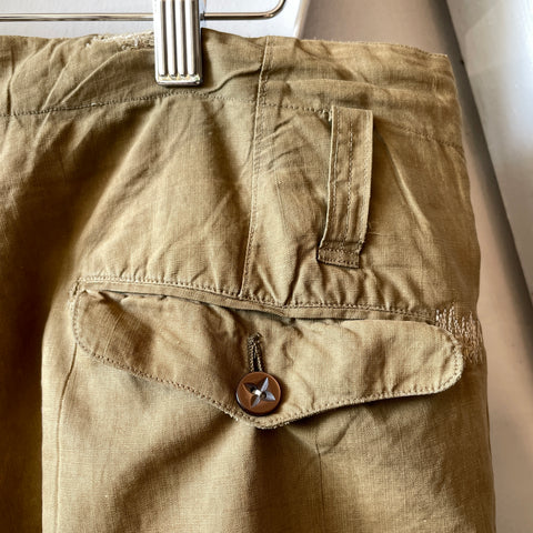 Antique Japanese Work Pants - 35" x 25"