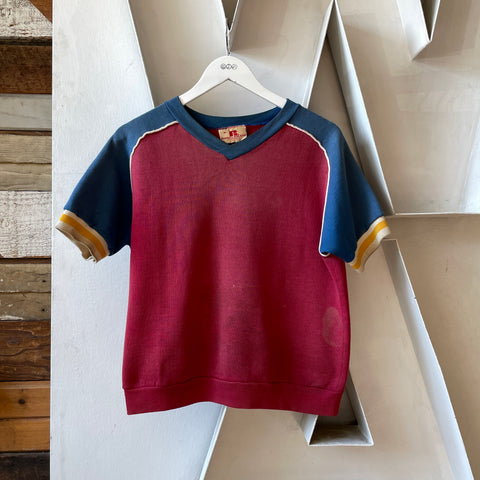 70’s Russell Color Block Sweatshirt - Medium
