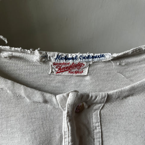 70’s Thrashed Henley - Large