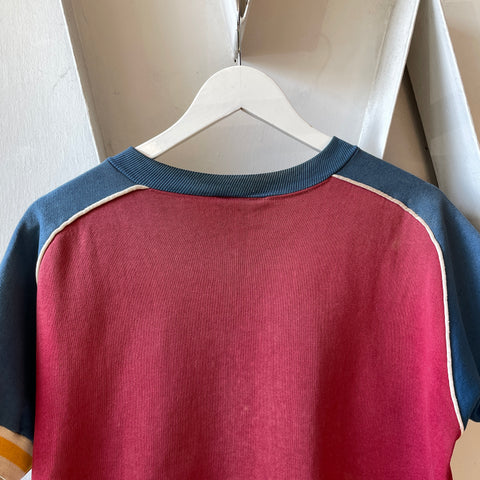 70’s Russell Color Block Sweatshirt - Medium