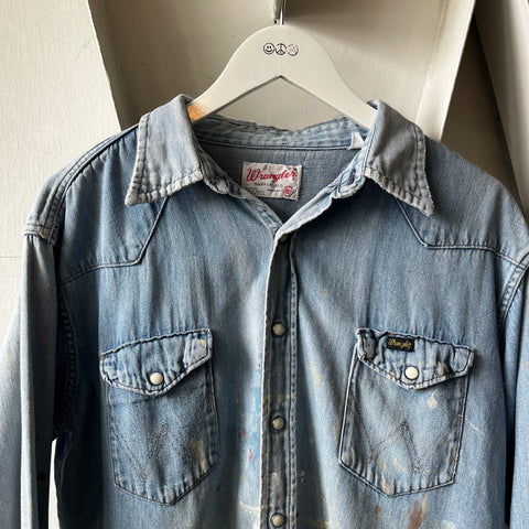 70’s Wrangler Western Shirt - Large