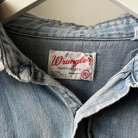70’s Wrangler Western Shirt - Large