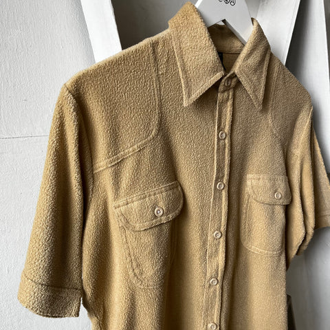 70’s Terry Cloth Button-up - Medium