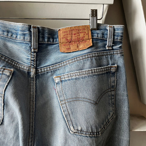 90’s Levi’s 501s - 35” x 35.5”