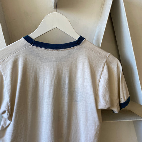 70's Mickey Mouse Ringer Tee - Medium