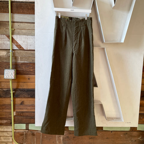 50’s Canadian Military Wool Trousers - 28” x 31”