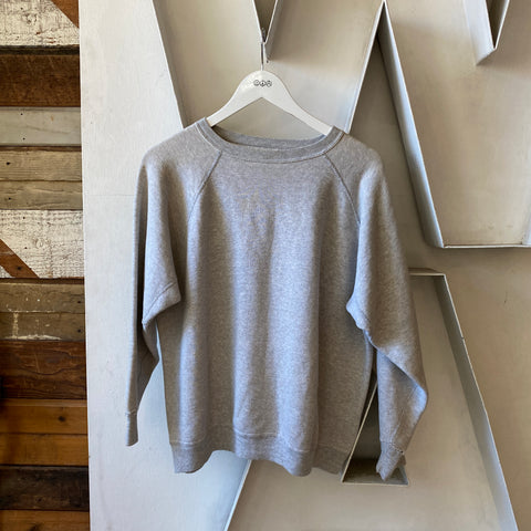 60's Heather Raglan Gusset Crewneck - Large