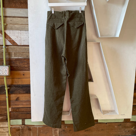 50’s Canadian Military Wool Trousers - 28” x 31”