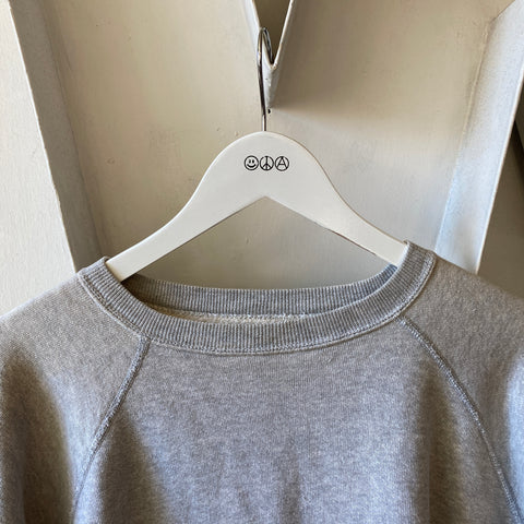 60's Heather Raglan Gusset Crewneck - Large