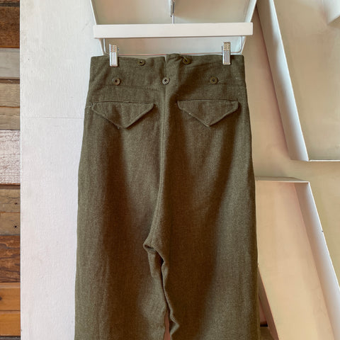 50’s Canadian Military Wool Trousers - 28” x 31”