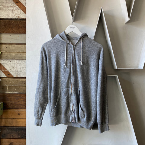 80's Heather Zip Up - Large
