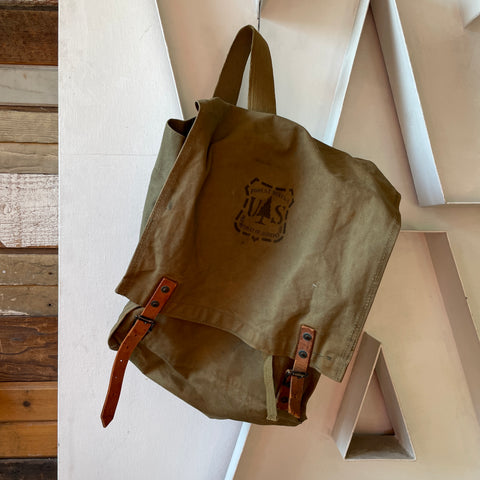 60’s Forest Service Canvas Backpack - OS