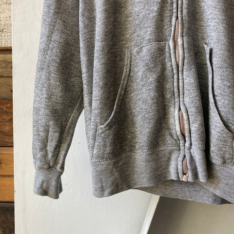 80's Heather Zip Up - Large