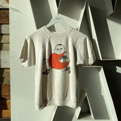 70’s Champion Blue Bar Pumpkin Man Crewneck - Small