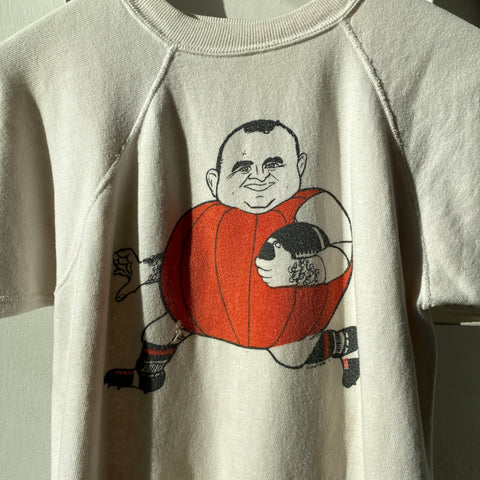 70’s Champion Blue Bar Pumpkin Man Crewneck - Small
