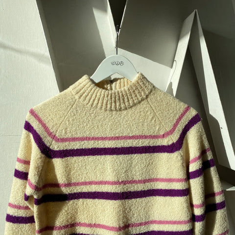 70’s Wool Zip Sweater - Small