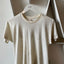 70’s Thrashed Blank White Tee - Small