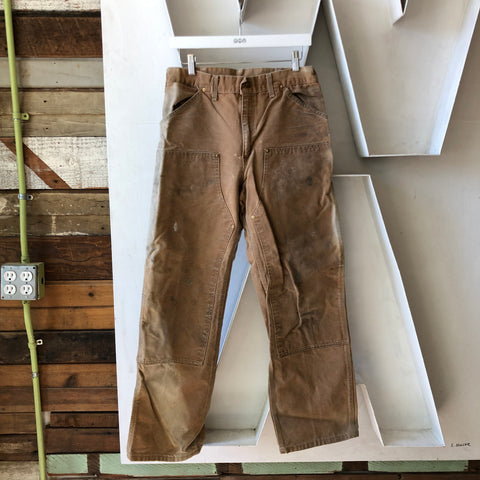 80's Sun Faded Carhartt Double Knees - 31” x 30”
