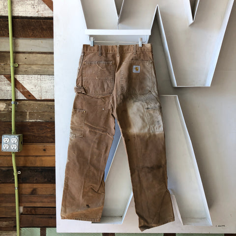 80's Sun Faded Carhartt Double Knees - 31” x 30”