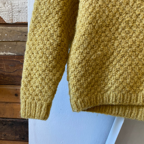 60's Chunky Hooded Sweater - Small