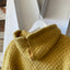 60's Chunky Hooded Sweater - Small