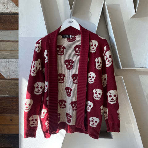 90's Skully Cardigan - Medium
