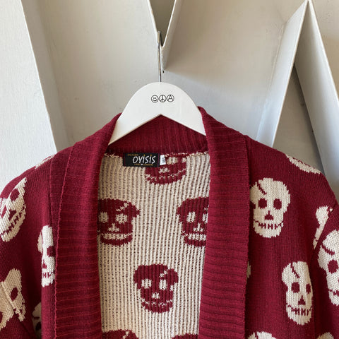 90's Skully Cardigan - Medium