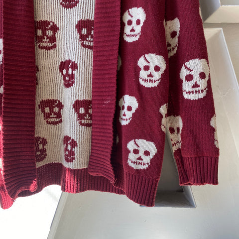 90's Skully Cardigan - Medium