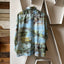 80’s Printed Button Up - Large