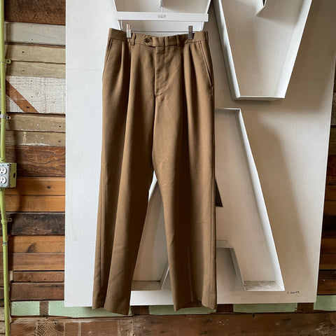 70’s Pleated Tailored Trousers - 30” x 31”