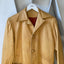 60’s Satin Lined Buckskin Jacket - Medium