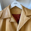 60’s Satin Lined Buckskin Jacket - Medium