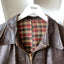 40’s Brown Leather Zip-Up Jacket - Medium
