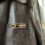40’s Brown Leather Zip-Up Jacket - Medium