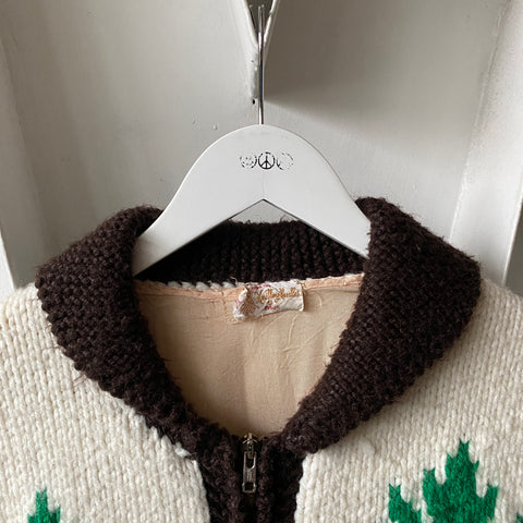 60’s Lined Beaver Cowichan - Small