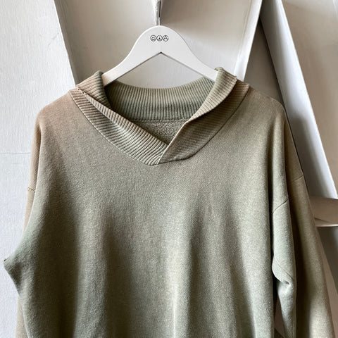 50’s Shawl Collar Sweatshirt - Medium