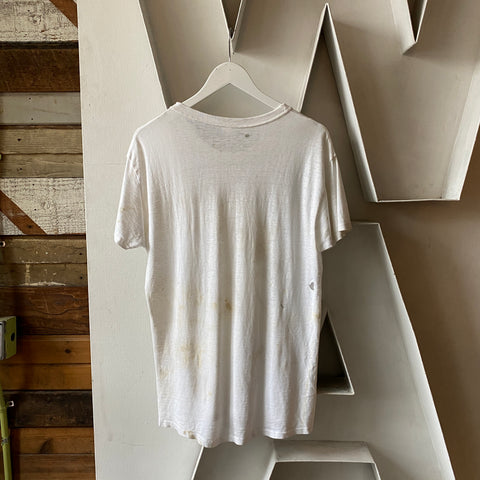 60's Thrashed Hanes Tee - Large