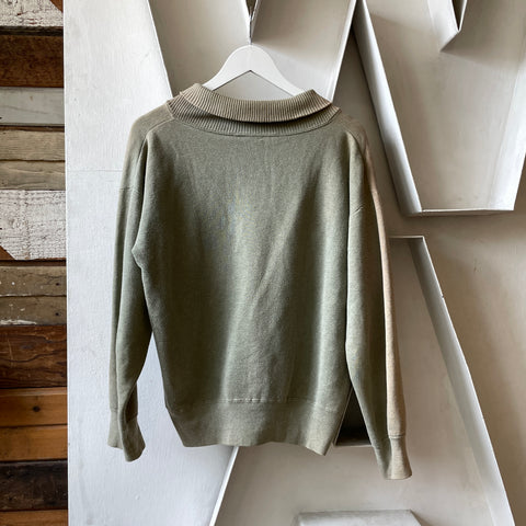 50’s Shawl Collar Sweatshirt - Medium