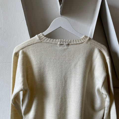 50’s Dehen Cream Sweater - Small