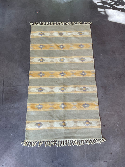 60’s Patterned Rug - 33.5” x 60”