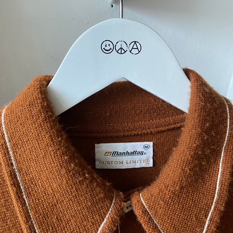 70's Manhattan Knit Shirt - Medium