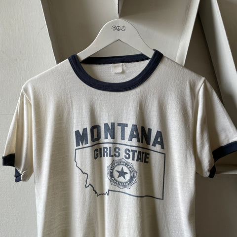 70’s Girls State Ringer Tee - Small