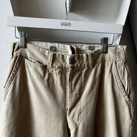 40’s Sweet-Orr Chino Trousers - 29” x 29”