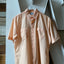 80’s Montgomery Ward Peach Kool Knit Button Up - XL
