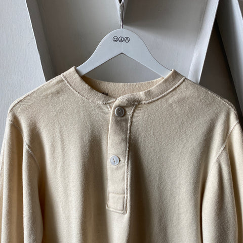 50's Wool Military Henley - Large