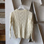 70's Cable Knit Sweater - Medium