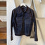 70’s Midnight Suede Trucker Jacket - Medium