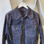 70’s Midnight Suede Trucker Jacket - Medium
